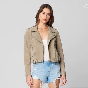 Blank NYC Suede Moro Jacket- XS Orig $198 NWOT